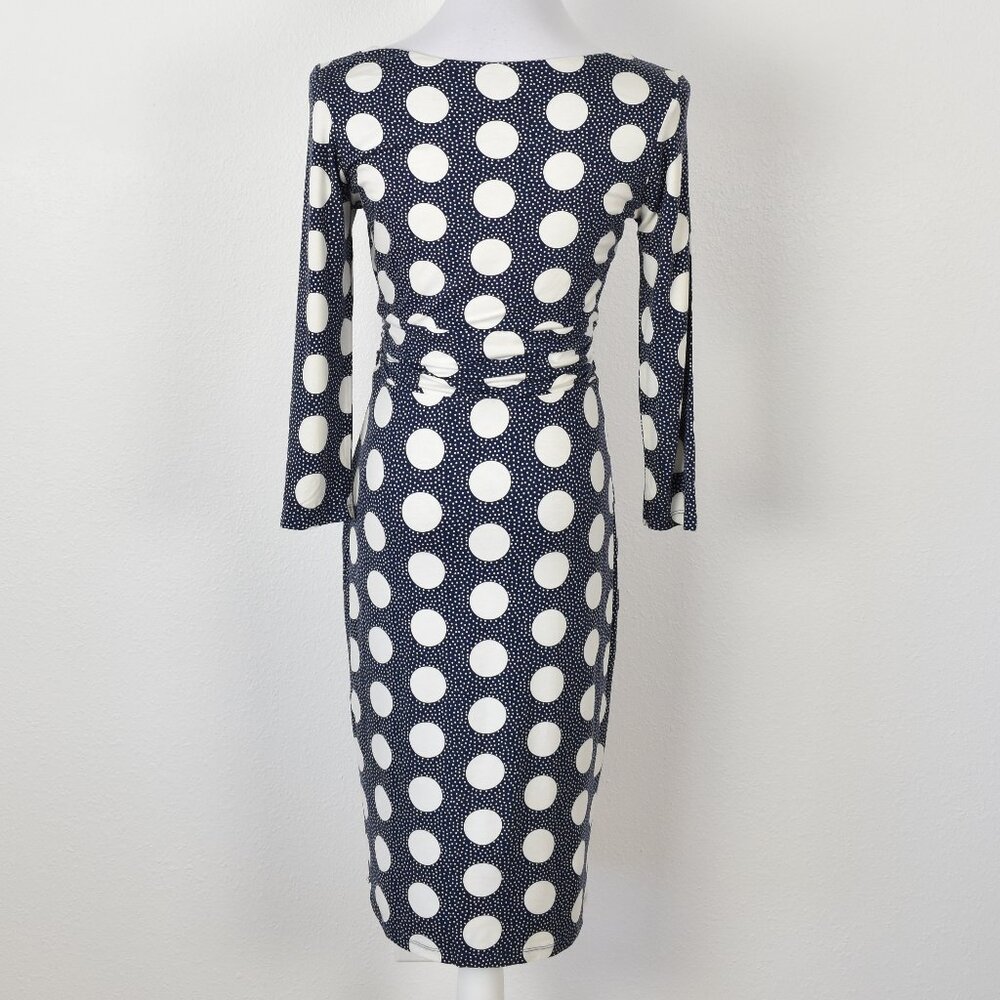 Boden Michelle Jersey Dress Polka Dot - 6 - Picture 5 of 9